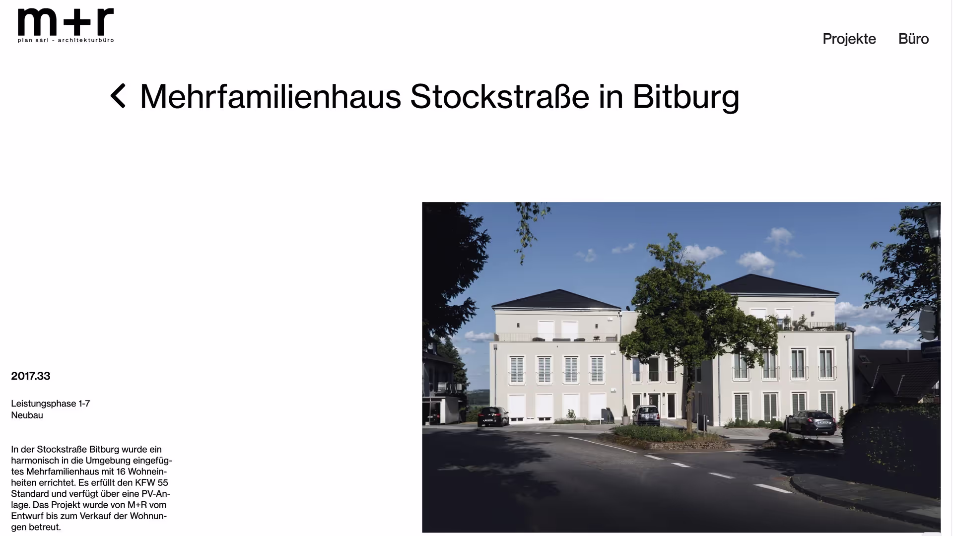 Beispielbild Website m+r plan Hausansicht