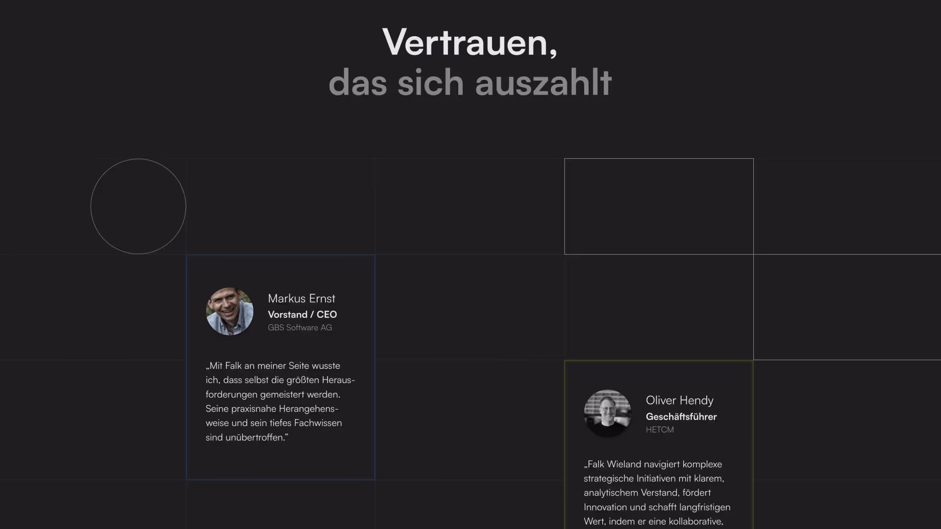 SummaCon Website dark design customer voices